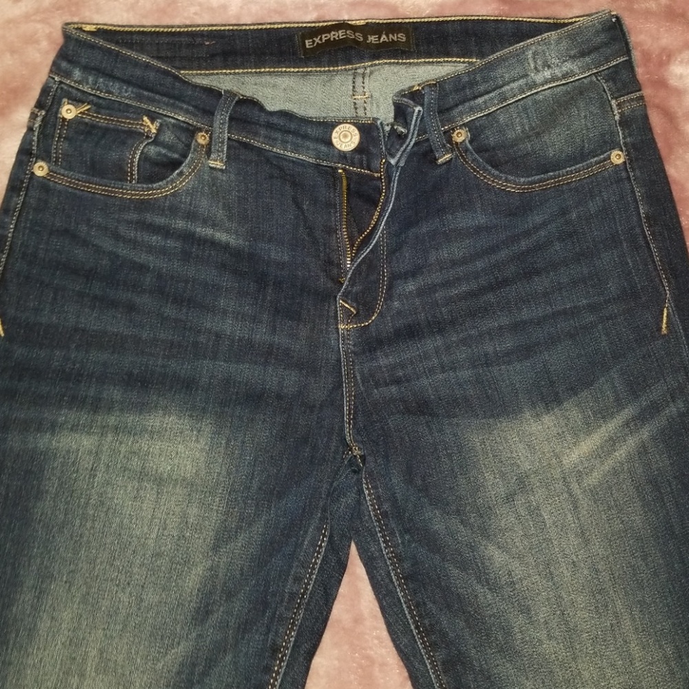 Express stretchy skinny jeans 8L